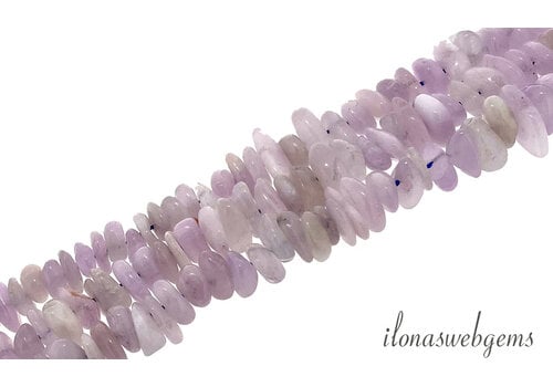 Lavendel Amethist kralen split ca. 11x7x4mm