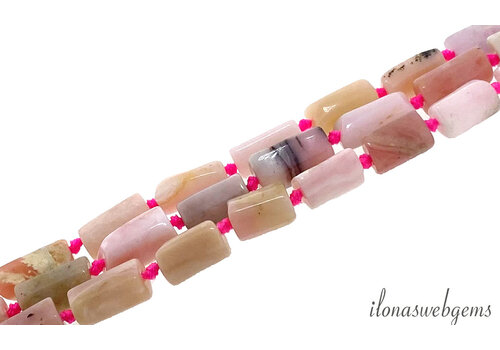 Rosa Opalperlen ca. 12 x 7 mm