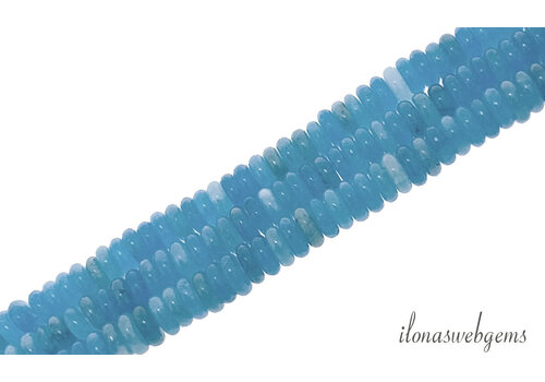Jadeperlen Scheibe ca. 8 x 2 mm