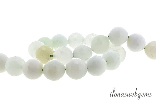 Birmaanse Jade kralen facet rond ca.