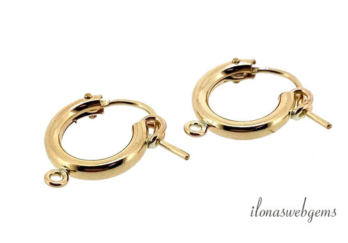 14/20 Gold filled earrings approx. 12mm