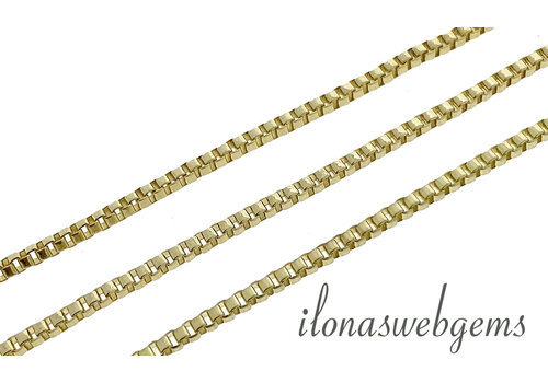 10cm Premium gold plated Venetian links / chain approx. 2mm