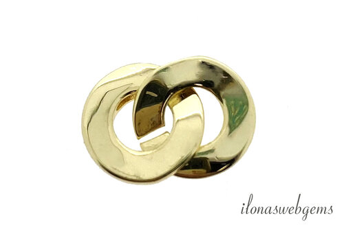 Premium gold plated puzzelslot ca. 11mm