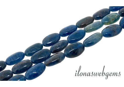 Apatiet kralen ovaal ca. 12x8mm