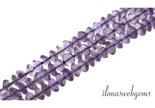 Amethyst bead discs approx. 5x3mm