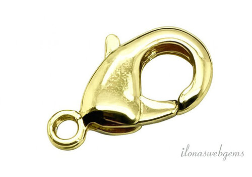 Premium gold plated lobster clasp approx. 10mm