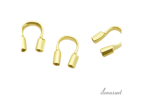 1 piece Premium gold-plated wire guide approx. 5mm