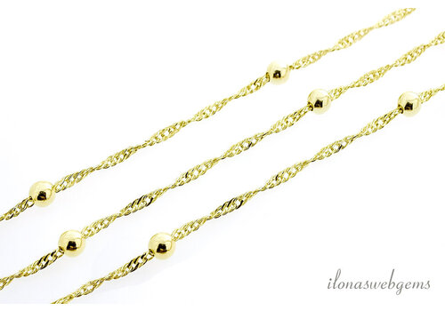 Premium gold plated schakel ca.