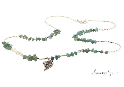 Inspiratiet: Collier Apatiet split met Hill Tribe Zilver