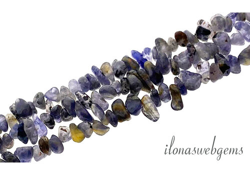 iolite beads split fine about 3-5mm