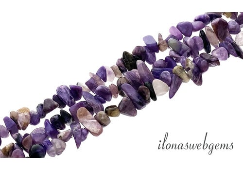 Charoiet split kralen fijn ca. 3-5mm