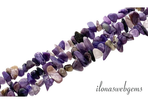 Charoite Spaltperlen fein ca. 3-5mm