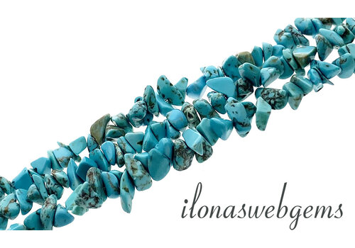 Howlite beads split around 5-7mm