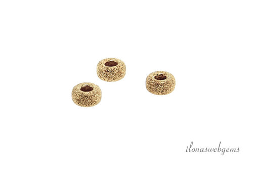 14/20 Gold gefülltes Sternenstaub-RundStück, ca. 3 mm