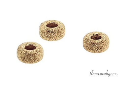 14/20 Gold filled stardust rondel ca. 8x4mm