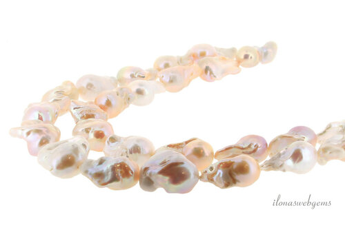 Baroque pearls approx. 27x15x12mm