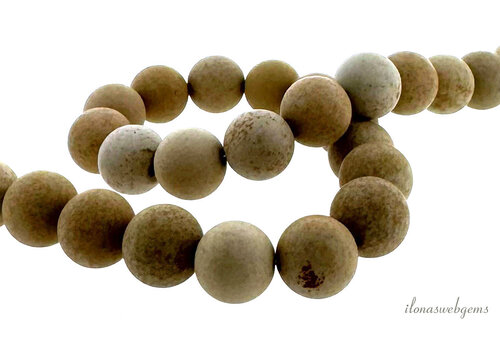 Desert jasper beads mat about 12mm