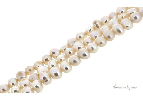 Zoetwaterparels ca. 8x6mm