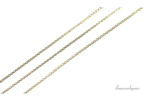 91 cm 14/20 Gold filled schakels / ketting ca. 1.1mm