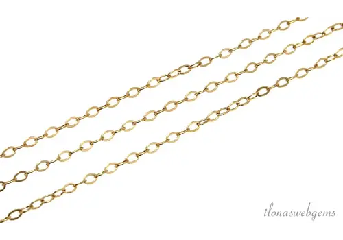 43cm 14/20 Gold filled ketting ca. 2.3mm