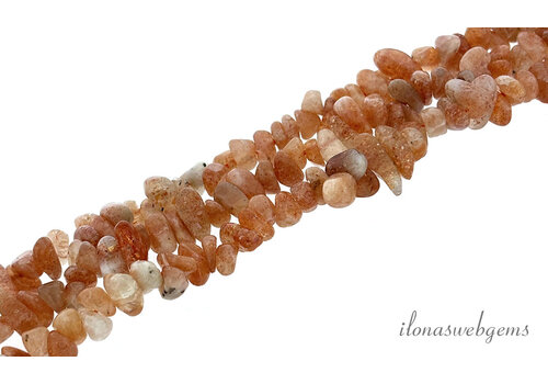 Sunstone beads approx. 9x4mm