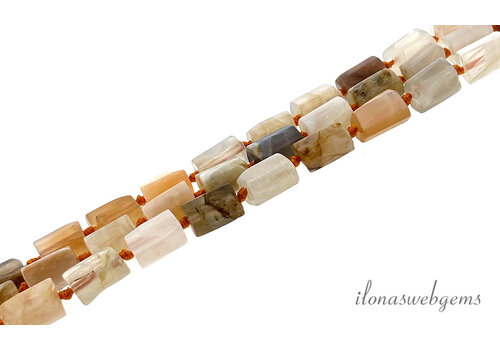 Agaat kralen ca. 12x7mm