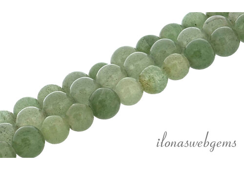 Aventurien/aventurijn kralen rond ca. 6mm