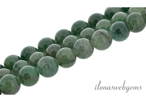 Aventurien/aventurijn kralen rond ca. 8mm