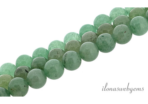 Aventurine beads round approx. mm