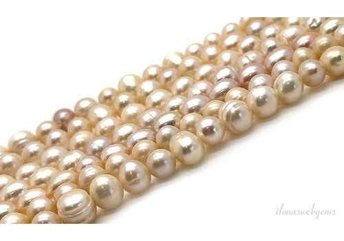 Freshwater pearls salmon approx. 5mm