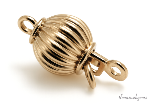 14 karat gold box clasp approx. 6 mm