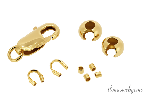 Rijgsetje Gold filled Small