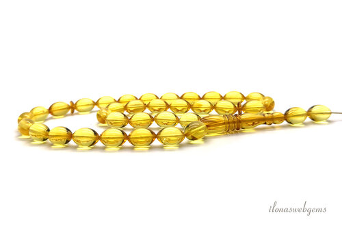 Amber Mala - beads approx. 39cm + Guru bead