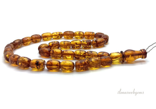 Amber beads / Mala approx. 38cm
