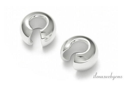 1 Stück Sterlingsilber knijpkraalverberger etwa 3 mm