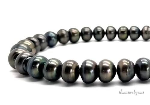 Freshwater pearls brown large size approx. 13 to 17mm Unique