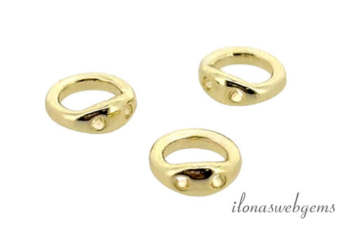 Premium gold-plated mounting eyelet approx. 5mm