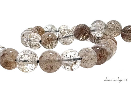 Super Seven Rutilated Quartz Beads Round Approx. 8mm