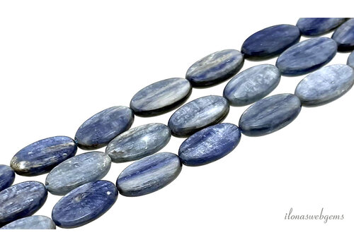 Kyanite beads oval approx. 18x10mm