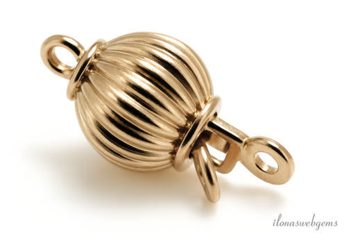 14 karaat gouden bakslotje ca. 8mm