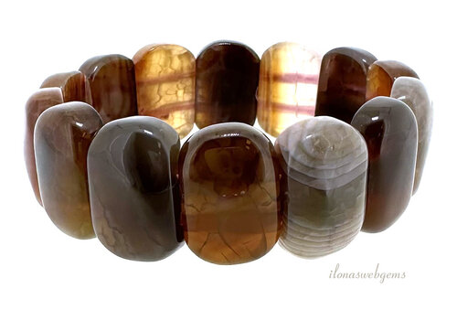 Agate bracelet approx. 22x15x8mm