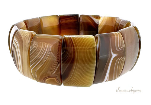 Agate bracelet approx. 25x15x8mm