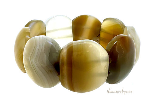 Agate bracelet approx. 28x23x9mm