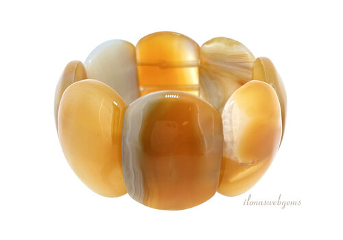 Agaat armband ca. 35x27x9mm
