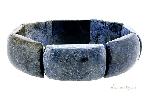 Sodalith-Armband, ca. 28 x 17 x 9 mm