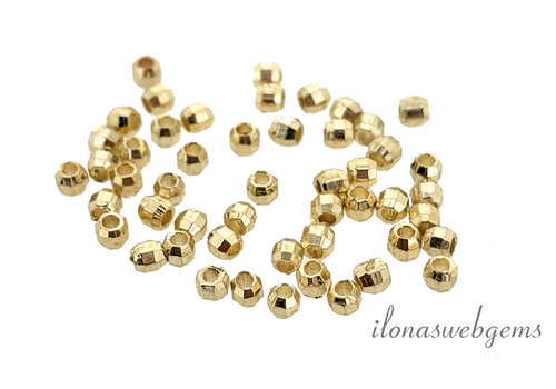 50 Stück hochwertige, vergoldete Abstandshalter, ca. 2 mm