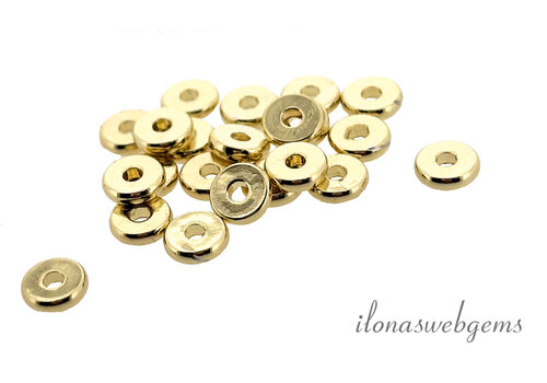 Premium gold plated disc ca. 4mm