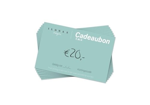 Cadeaubon Kies je bedrag