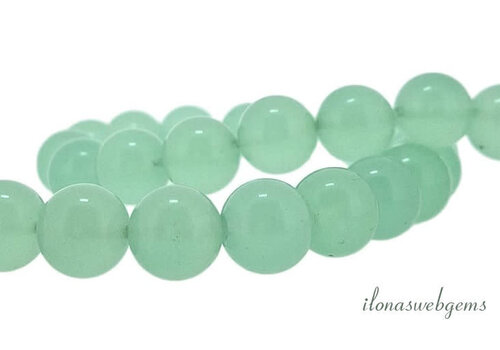 Glaskralen 'Jade' rond ca. 6mm
