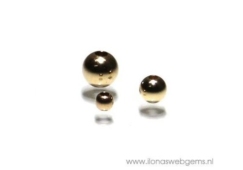 14/20 Gold filled bead with large threading hole from: 3 to 6mm